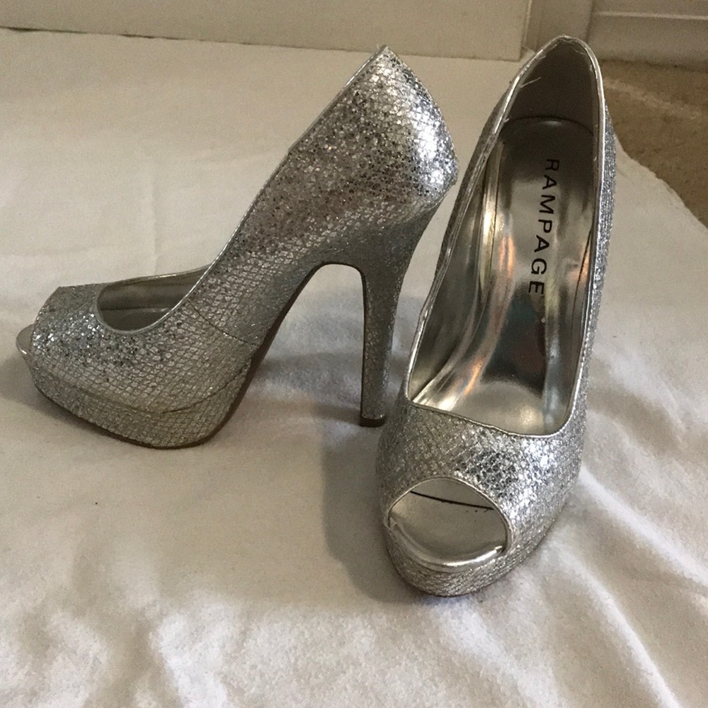 Silver heels
